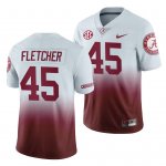 Men's Alabama Crimson Tide #45 Thomas Fletcher Gradient 2019 Color Crash NCAA College Football Jersey 2403QRVI3